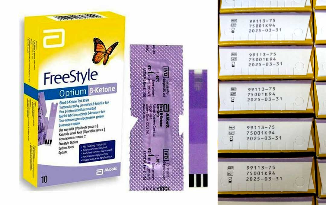 Тест-полоски FreeStyle Optium β-Ketone